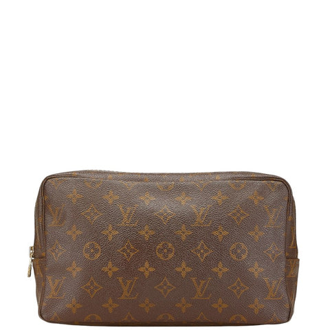 ルイ ヴィトン モノグラム トゥルーストワレット 28 セカンドバッグ クラッチバッグ M47522 ブラウン PVC レディース LOUIS VUITTON 【中古】