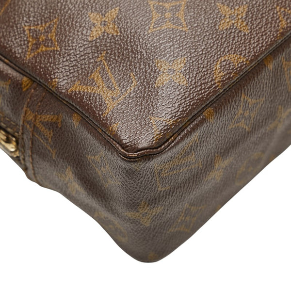 ルイ ヴィトン モノグラム トゥルーストワレット 28 セカンドバッグ クラッチバッグ M47522 ブラウン PVC レディース LOUIS VUITTON 【中古】