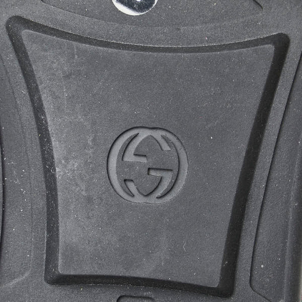 グッチ シェリーライン サンダル サイズ：9 429362 ブラック レザー レディース GUCCI 【中古】