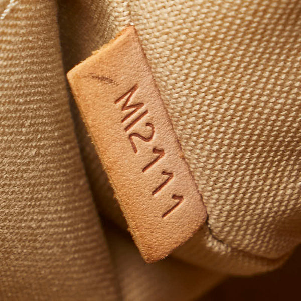ルイ ヴィトン ダミエ アズール シラク―サPM 斜め掛け ショルダーバッグ  N41113 ホワイト PVC レザー レディース LOUIS VUITTON 【中古】