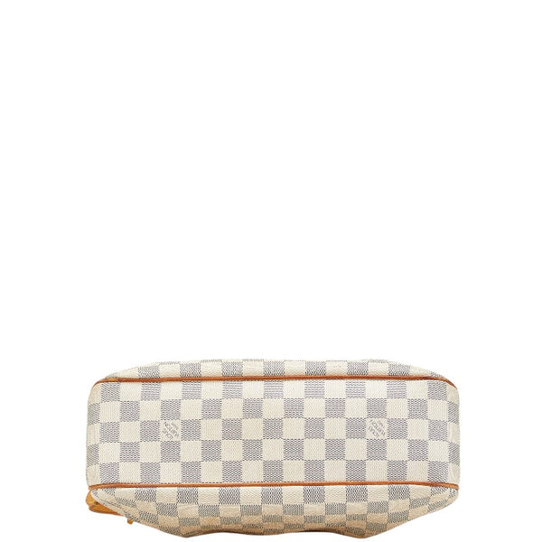 ルイ ヴィトン ダミエ アズール シラク―サPM 斜め掛け ショルダーバッグ  N41113 ホワイト PVC レザー レディース LOUIS VUITTON 【中古】