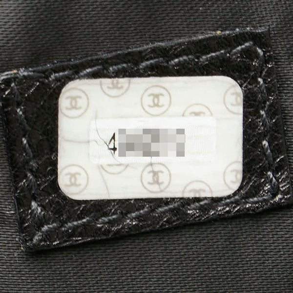 シャネル ココマーク フリンジ ワンショルダーバッグ ブラック ラムスキン レディース CHANEL 【中古】