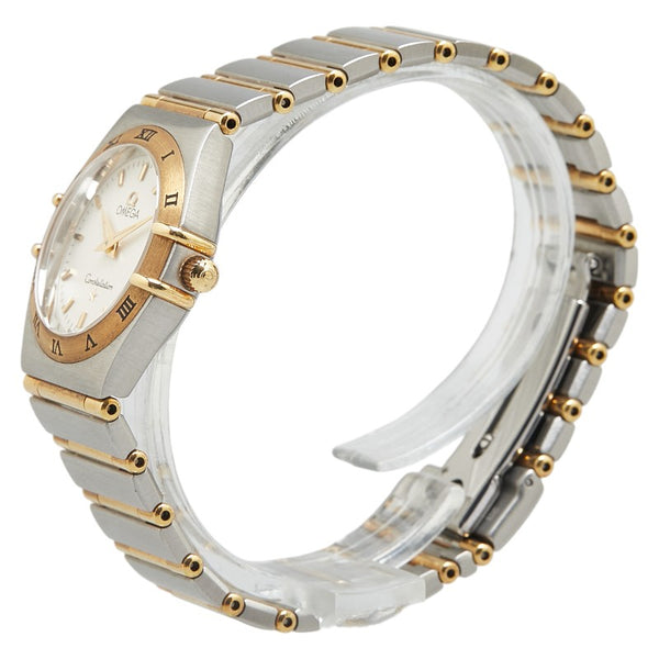 オメガ コンステレーション 腕時計 1362.30 クオーツ ホワイト文字盤 ステンレススチール メッキ レディース OMEGA 【中古】