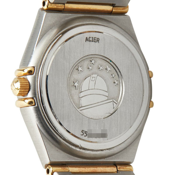 オメガ コンステレーション 腕時計 1362.30 クオーツ ホワイト文字盤 ステンレススチール メッキ レディース OMEGA 【中古】