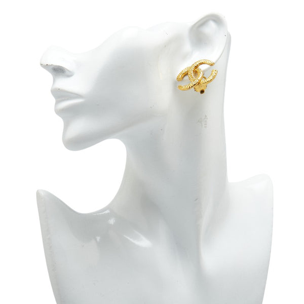 シャネル ココマーク イヤリング 片方のみ ゴールド メッキ レディース CHANEL 【中古】