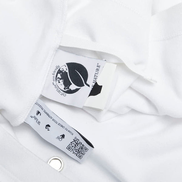 オフホワイト ロゴプリント オーバーサイズTシャツ サイズ：38 ホワイト ブラック コットン メンズ OFF-WHITE 【中古】