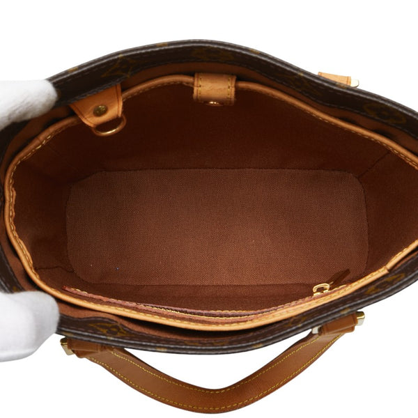 ルイ ヴィトン モノグラム ヴァヴァンPM  ハンドバッグ M51172 ブラウン PVC レザー レディース LOUIS VUITTON 【中古】