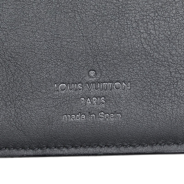 ルイ ヴィトン モノグラム シャドウ ポルトフォイユ ブラザ 長財布 M62900 ブラック レザー メンズ LOUIS VUITTON 【中古】
