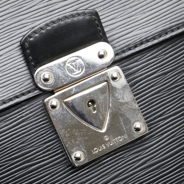 ルイ ヴィトン エピ ラギート ビジネスバッグ ブリーフケース M54552 ノワール ブラック レザー メンズ LOUIS VUITTON 【中古】