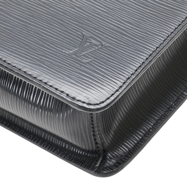 ルイ ヴィトン エピ ラギート ビジネスバッグ ブリーフケース M54552 ノワール ブラック レザー メンズ LOUIS VUITTON 【中古】