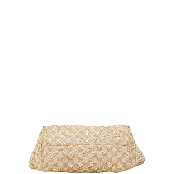 グッチ GGキャンバス トートバッグ ショルダーバッグ 137396 ベージュ ピンク キャンバス レディース GUCCI 【中古】