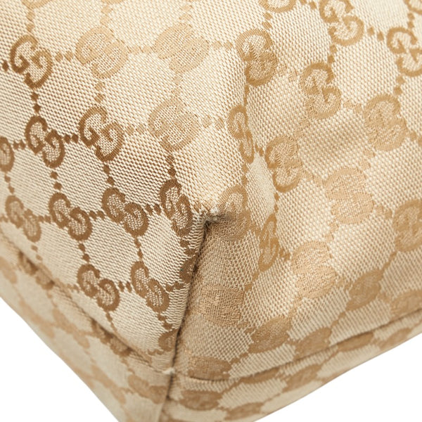 グッチ GGキャンバス トートバッグ ショルダーバッグ 137396 ベージュ ピンク キャンバス レディース GUCCI 【中古】