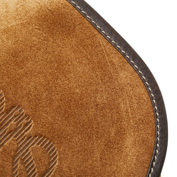 ロエベ アナグラム 斜め掛け ショルダーバッグ ブラウン レザー スエード レディース LOEWE 【中古】