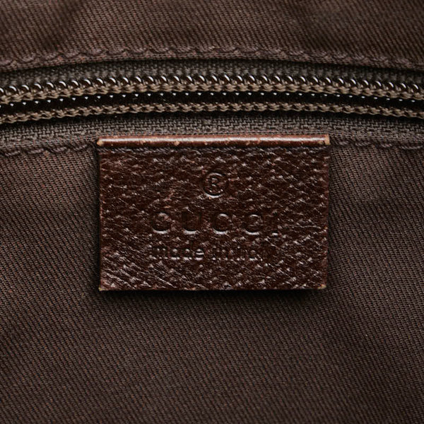 グッチ GGキャンバス シェリーライン 斜め掛け ショルダーバッグ 122790 ベージュ マルチカラー キャンバス レザー レディース GUCCI 【中古】