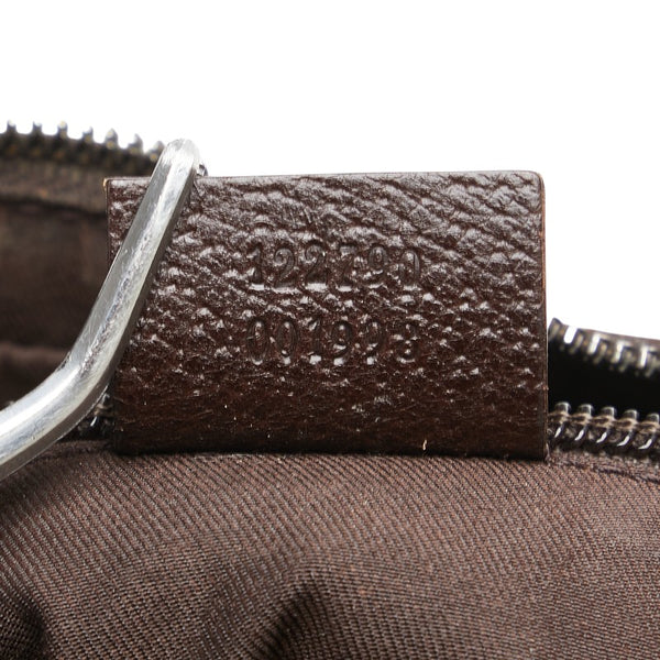 グッチ GGキャンバス シェリーライン 斜め掛け ショルダーバッグ 122790 ベージュ マルチカラー キャンバス レザー レディース GUCCI 【中古】