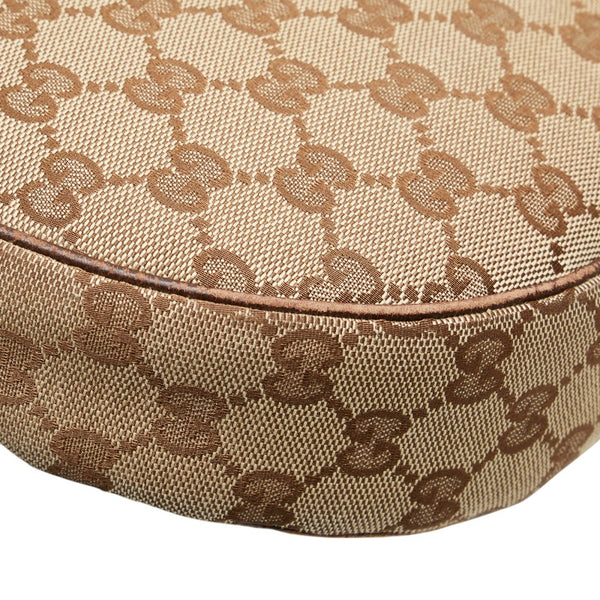 グッチ GGキャンバス シェリーライン 斜め掛け ショルダーバッグ 122790 ベージュ マルチカラー キャンバス レザー レディース GUCCI 【中古】