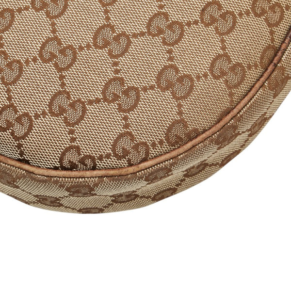 グッチ GGキャンバス シェリーライン 斜め掛け ショルダーバッグ 122790 ベージュ マルチカラー キャンバス レザー レディース GUCCI 【中古】