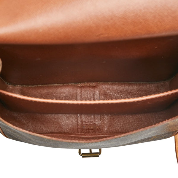 ルイ ヴィトン モノグラム カルトシエールMM 斜め掛け ショルダーバッグ M51253 ブラウン PVC レザー レディース LOUIS VUITTON 【中古】