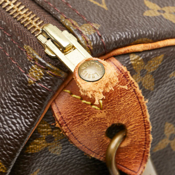 ルイ ヴィトン モノグラム スピーディ30 ハンドバッグ M41526 ブラウン PVC レザー レディース LOUIS VUITTON 【中古】