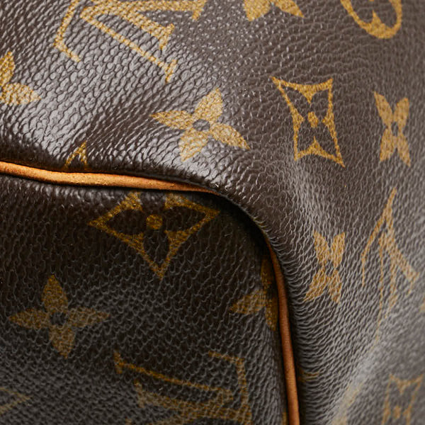 ルイ ヴィトン モノグラム スピーディ30 ハンドバッグ M41526 ブラウン PVC レザー レディース LOUIS VUITTON 【中古】