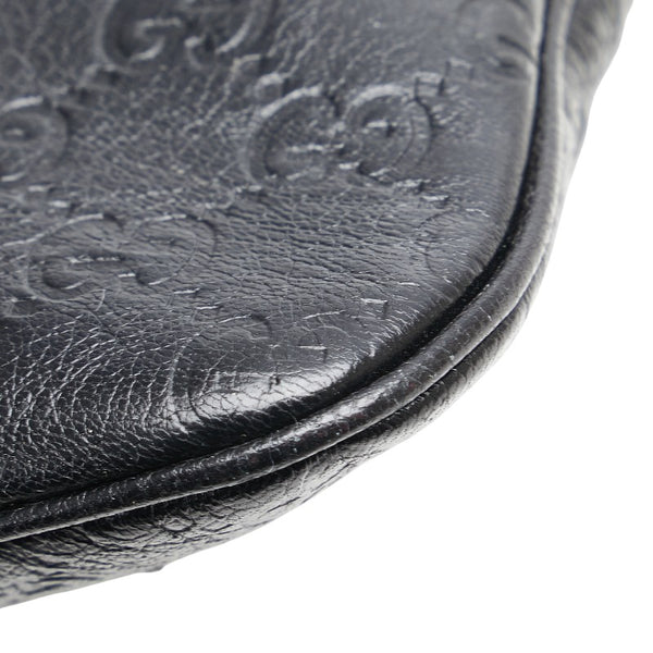 グッチ グッチシマ ショルダーバッグ 239347 ブラック レザー レディース GUCCI 【中古】