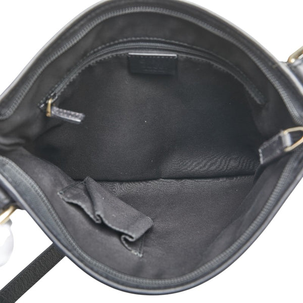 グッチ グッチシマ ショルダーバッグ 239347 ブラック レザー レディース GUCCI 【中古】