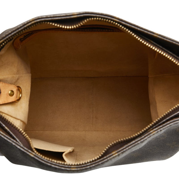ルイ ヴィトン モノグラム ルーピングGM ショルダーバッグ ハンドバッグ M51145 ブラウン PVC レザー レディース LOUIS VUITTON 【中古】