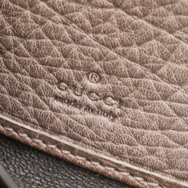 グッチ GGキャンバス 長財布 ラウンドファスナー 224253 ベージュ パープル キャンバス レザー レディース GUCCI 【中古】