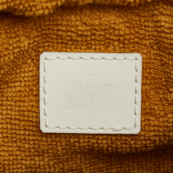 ルイ ヴィトン エピ プラージュ ミニ ラグーンベイ ハンドバッグ M92473 ベージュ ホワイト ビニール レザー レディース LOUIS VUITTON 【中古】