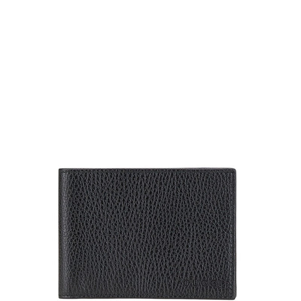 グッチ 二つ折り財布 278596 ブラック レザー メンズ GUCCI 【中古】