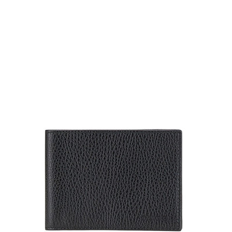 グッチ 二つ折り財布 278596 ブラック レザー メンズ GUCCI 【中古】