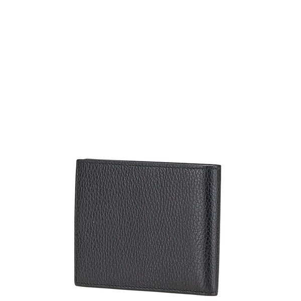 グッチ 二つ折り財布 278596 ブラック レザー メンズ GUCCI 【中古】