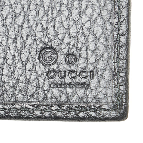 グッチ 二つ折り財布 278596 ブラック レザー メンズ GUCCI 【中古】