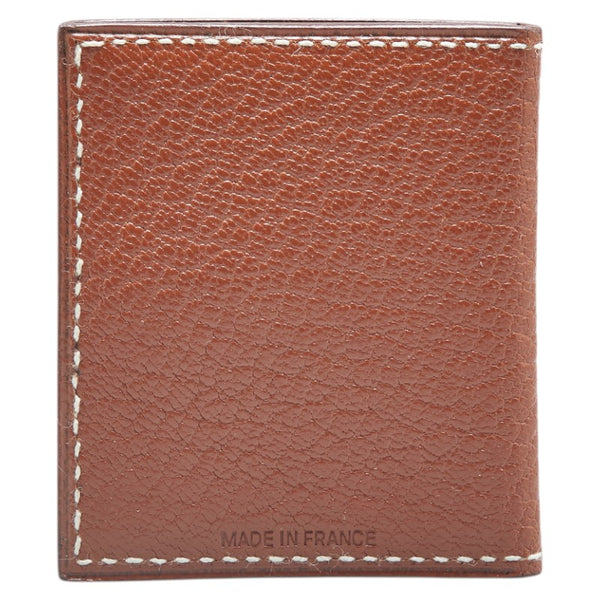 エルメス 写真入れ フォトケース ブラウン シェブル レディース HERMES 【中古】