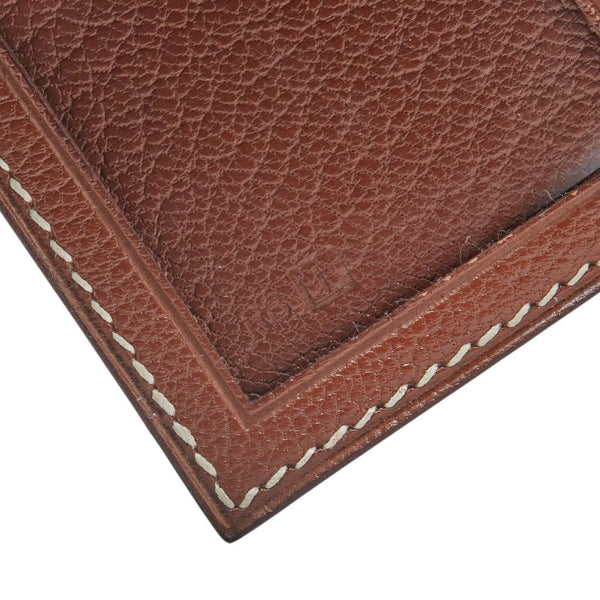 エルメス 写真入れ フォトケース ブラウン シェブル レディース HERMES 【中古】