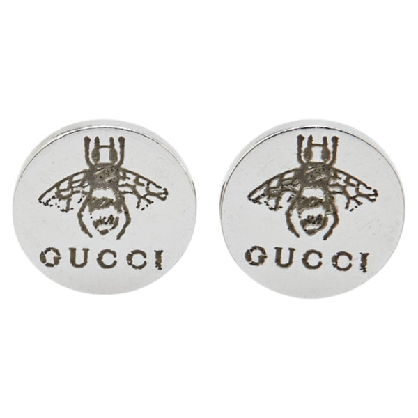 グッチ ビー 蜂 ラウンド カフス SV925 シルバー メンズ GUCCI 【中古】