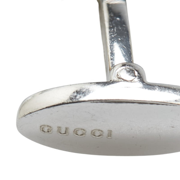 グッチ ビー 蜂 ラウンド カフス SV925 シルバー メンズ GUCCI 【中古】