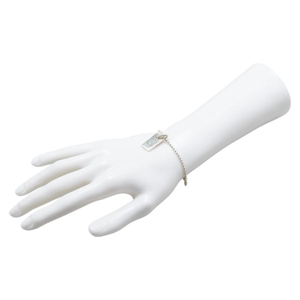 グッチ ボールチェーン プレート ブレスレット SV925 シルバー レディース GUCCI 【中古】