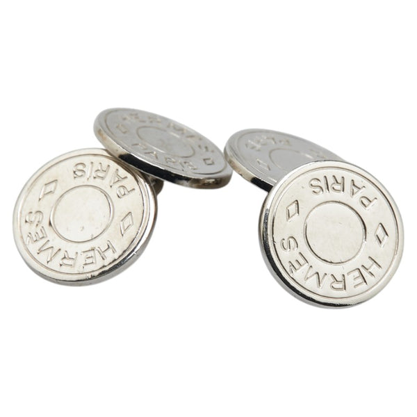 エルメス セリエ カフス シルバー メタル メンズ HERMES 【中古】