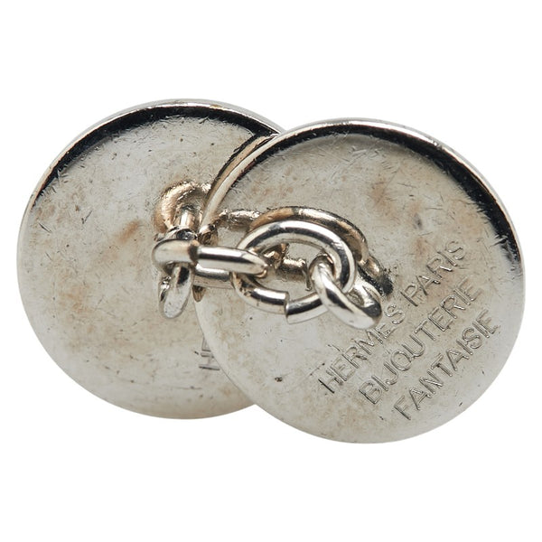 エルメス セリエ カフス シルバー メタル メンズ HERMES 【中古】