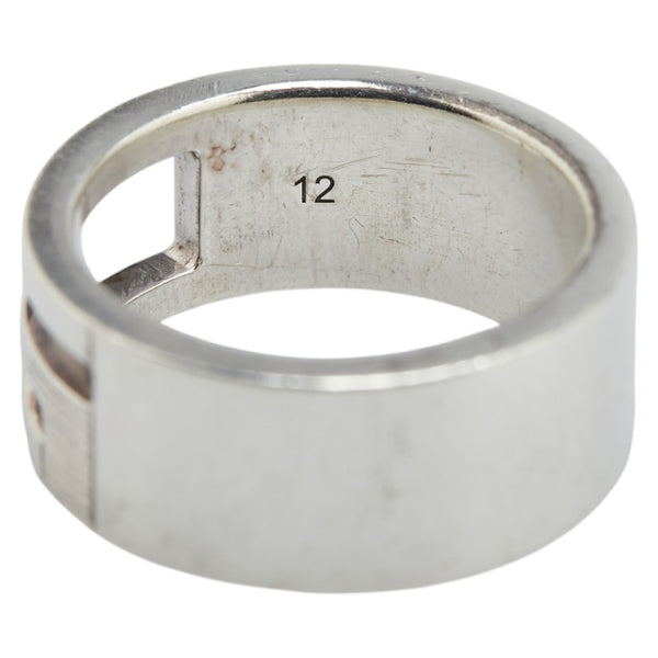 グッチ ブランデッドG リング 指輪 #12 SV925 シルバー レディース GUCCI 【中古】