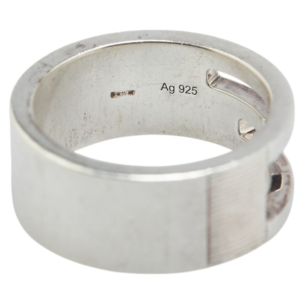 グッチ ブランデッドG リング 指輪 #12 SV925 シルバー レディース GUCCI 【中古】