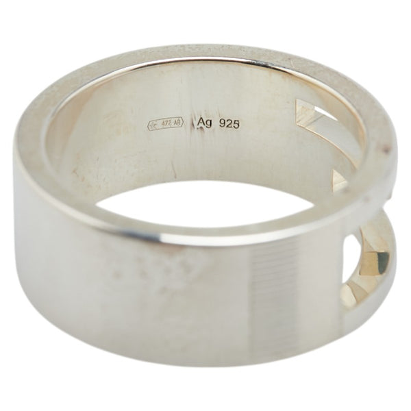 グッチ ブランデッドG リング 指輪 #13 SV925 シルバー レディース GUCCI 【中古】