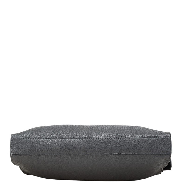フェンディ セレリア ピーカブー ビジネスバッグ ショルダーバッグ 2WAY 7VA406 グレー レザー メンズ FENDI 【中古】
