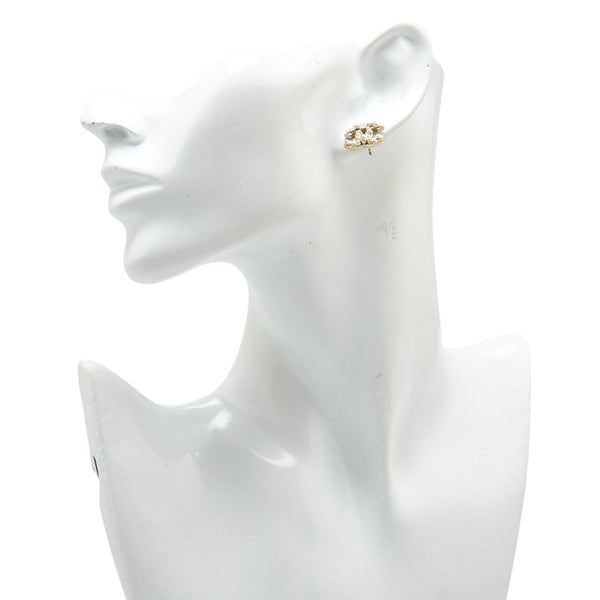 シャネル ココマーク パール ピアス ゴールド メッキ レディース CHANEL 【中古】