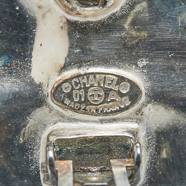 シャネル ココマーク カメリア 花 フラワー モチーフ イヤリング シルバー メタル レディース CHANEL 【中古】