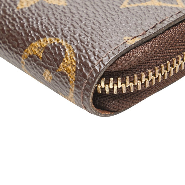 ルイ ヴィトン モノグラム ジッピー コインパース コインケース 小銭入れ M60067 ブラウン PVC レザー レディース LOUIS VUITTON 【中古】