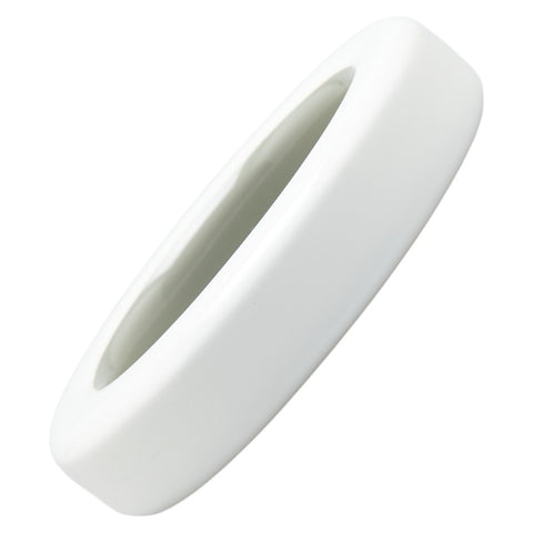 エルメス ラッカーウッド バングル S ホワイト プラスチック レディース HERMES 【中古】