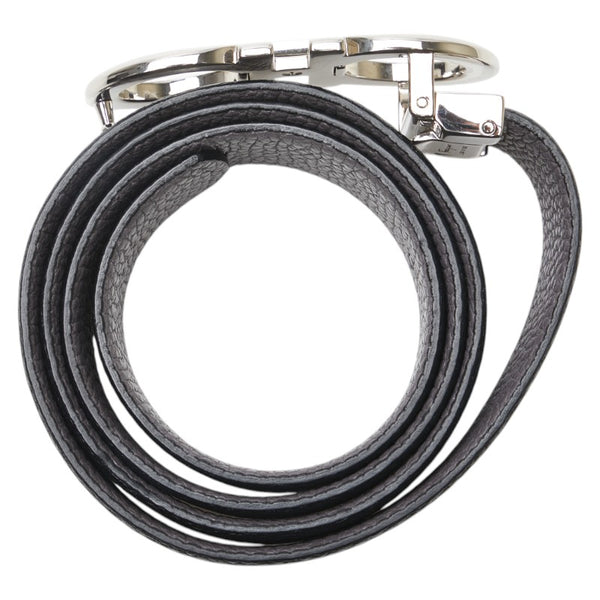 サルヴァトーレフェラガモ ガンチーニ リバーシブル ベルト ブラック グレー レザー メンズ Salvatore Ferragamo 【中古】