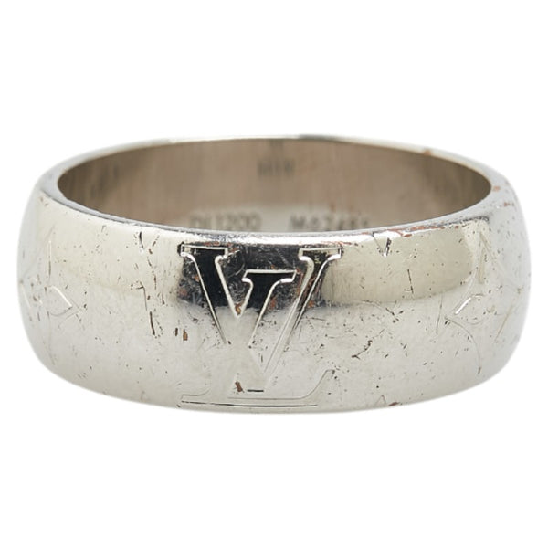 ルイ ヴィトン モノグラム リング ペンダントトップ リング 指輪 #M M62485 シルバー メタル レディース LOUIS VUITTON 【中古】
